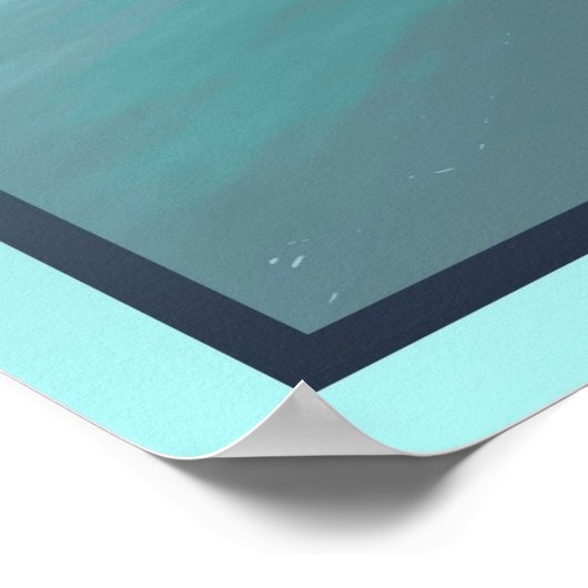 Poster Bleu ce soir (Coin)