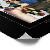 Poster Bleu Chaco (Coin)