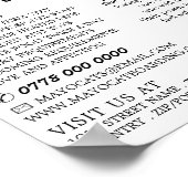 Poster Bleu Chat, Embarquement de chats, Publicité de la (Coin)