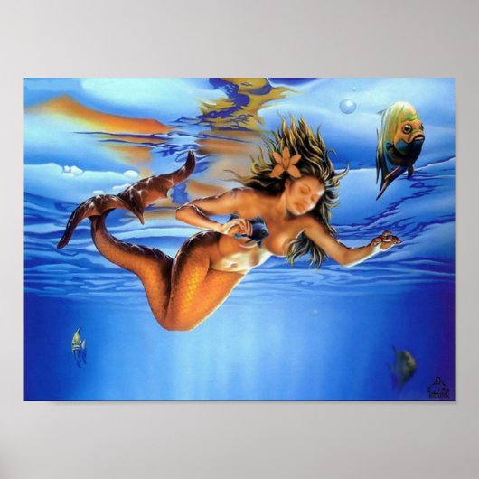 Poster Bleu ciel (Devant)