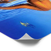 Poster Bleu ciel (Coin)