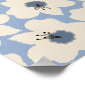 Poster Bleu clair rétro (Coin)