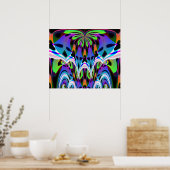 Poster bleu clair Ruffle (Cuisine)