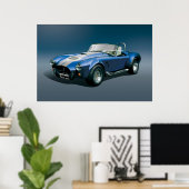 Poster bleu Cobra-427s (Bureau à domicile)