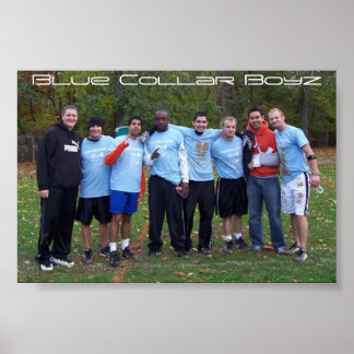 Poster Bleu col Boyz
