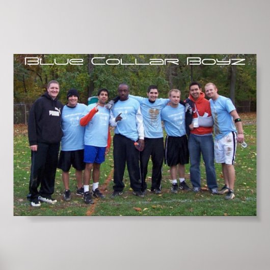 Poster Bleu col Boyz (Devant)