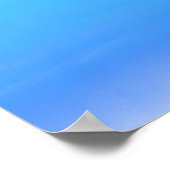 Poster Bleu comme l'art abstrait du ciel (Coin)
