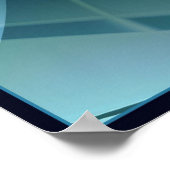 Poster Bleu cool (Coin)