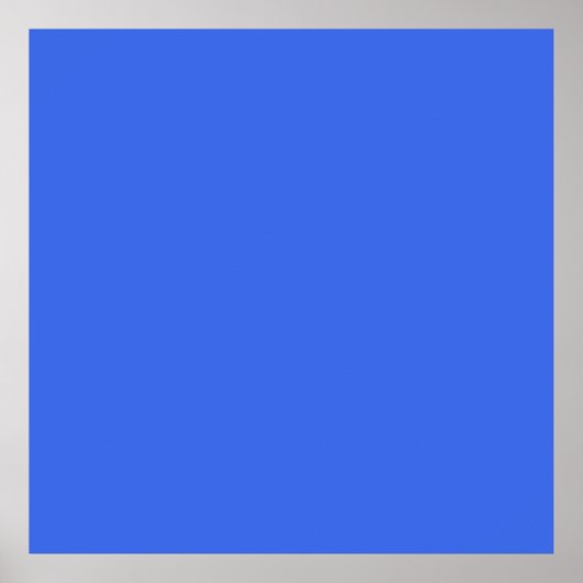 Poster Bleu (couleur solide) (Devant)