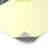 Poster Bleu coureur canards (Coin)