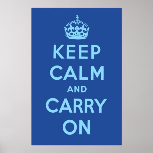 Poster Bleu de Saint-Pétersbourg (Devant)