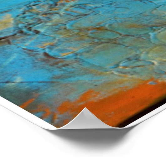 Poster Bleu deja (Coin)