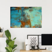 Poster Bleu deja (Bureau à domicile)