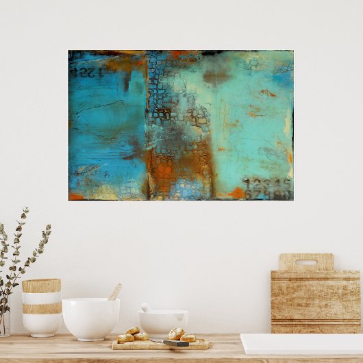 Poster Bleu deja (Cuisine)