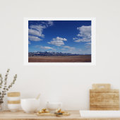 Poster bleu désert (Cuisine)