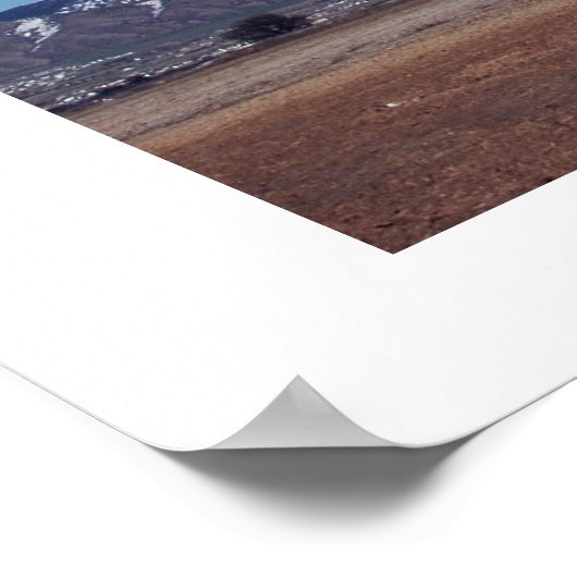 Poster bleu désert (Coin)