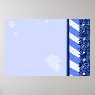Poster Bleu d'hiver