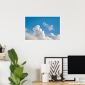 Poster ☁️ Bleu d'hiver maltais (Bureau à domicile)