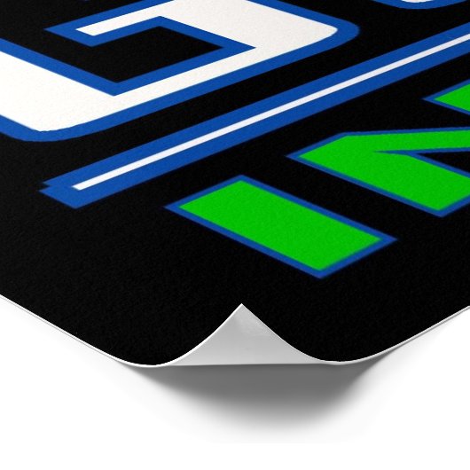 POSTER BLEU DIEU INDICA (Coin)