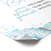 Poster Bleu Donuts et Diapeurs Maman Osa Bar (Coin)