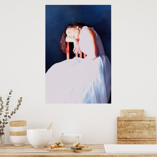 Poster Bleu dormant (Cuisine)