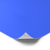 Poster Bleu d'outremer (Coin)
