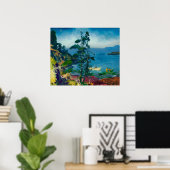 Poster Bleu du soir par George Bellows (1916) (Bureau à domicile)