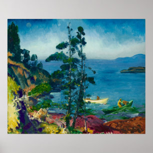 Poster Bleu du soir par George Bellows (1916)