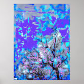 Poster bleu électrique (Devant)