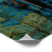 Poster Bleu et jaune (Coin)