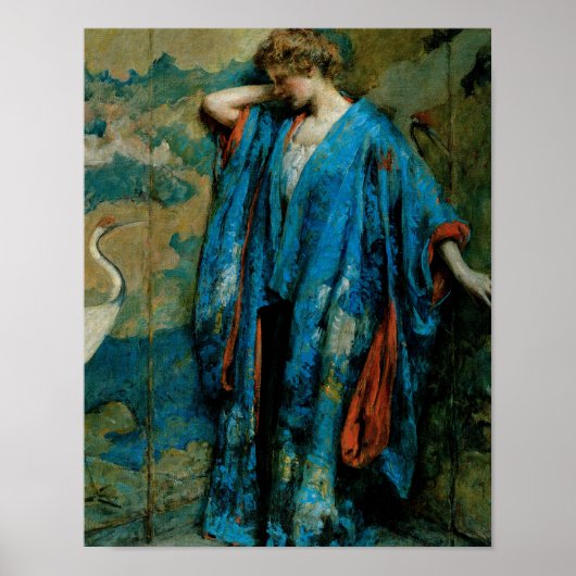 Poster Bleu et jaune (Devant)