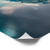 Poster Bleu éthérée (Coin)