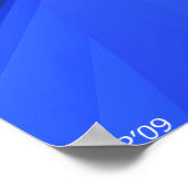 Poster Bleu fantastique (Coin)