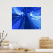 Poster Bleu fantastique (Cuisine)