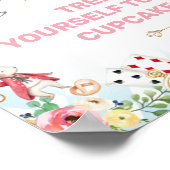 Poster Bleu Gold Alice One-derland 1er signe d'anniversai (Coin)