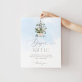 Poster Bleu hiver Bébé il fait froid à l'extérieur de la