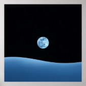 Poster Bleu horizon (Devant)