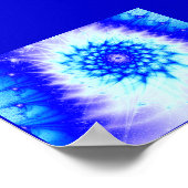 Poster Bleu Icy (Coin)