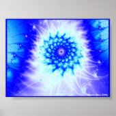 Poster Bleu Icy (Devant)