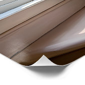 Poster Bleu jaune pourpre fleurit Art (Coin)