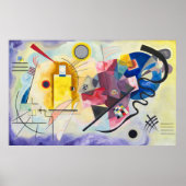 Poster Bleu jaune-rouge, 1925 par Wassily Kandinsky (Devant)