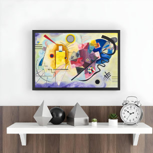 Poster Bleu jaune-rouge, 1925 par Wassily Kandinsky