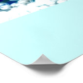 Poster bleu merveille (Coin)