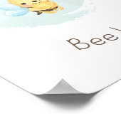 Poster Bleu mignon/Jaune Abee Joyeux Garçons Pépinière Mu (Coin)