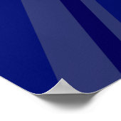 Poster Bleu Minuit Gardez Le Calme Demandez Votre Texte U (Coin)