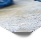 Poster Bleu mûr (Coin)