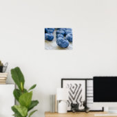 Poster Bleu mûr (Bureau à domicile)