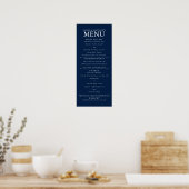 Poster Bleu nuit polaire (Cuisine)