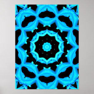 POSTER BLEU OCÉAN