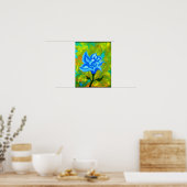 Poster Bleu Ouvert (Cuisine)